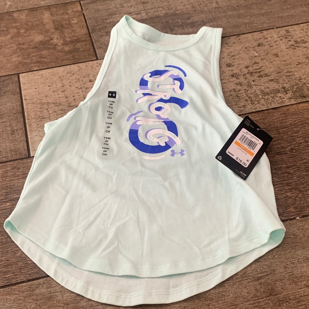Under Armour Light Green Graphic Tank